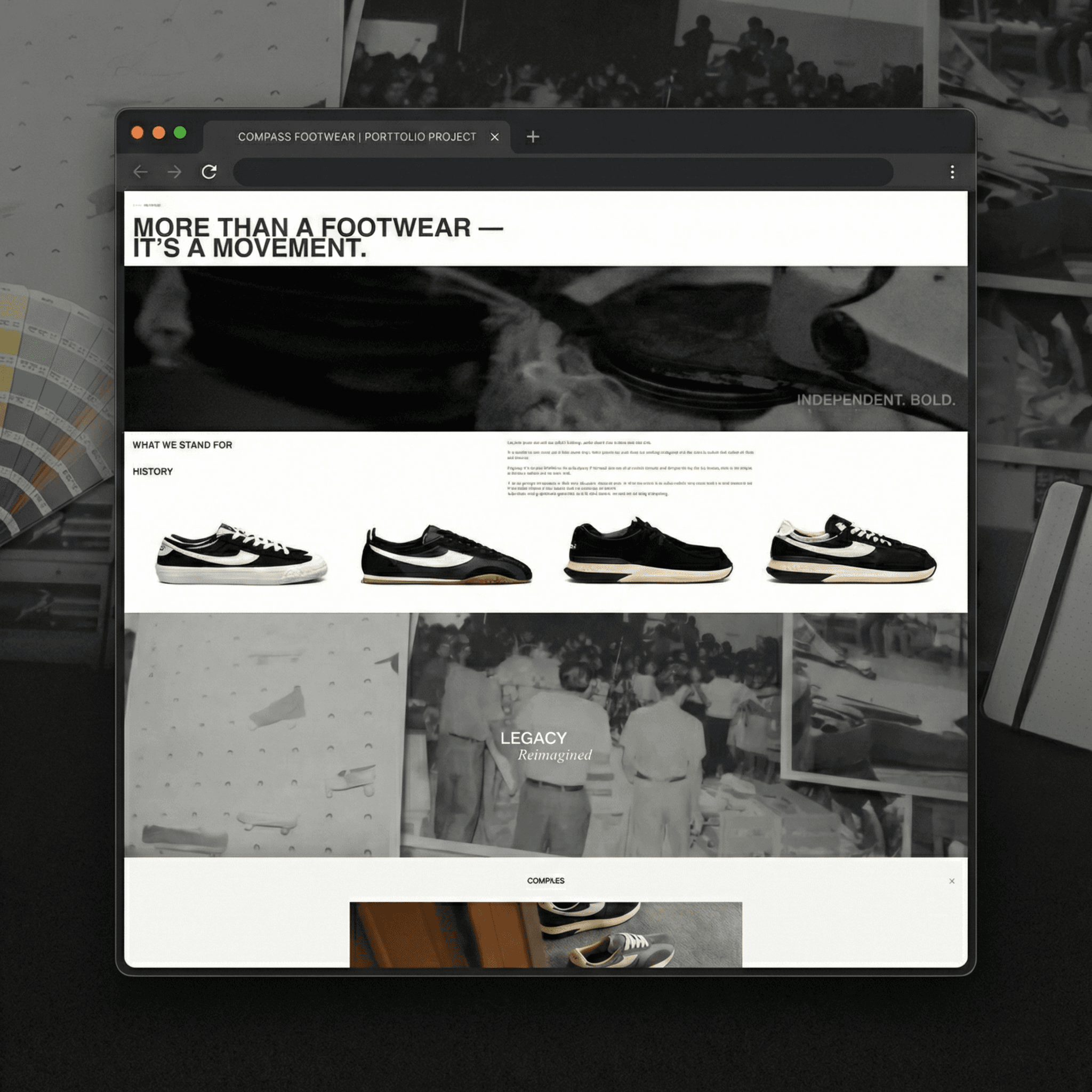Sepatu Compass